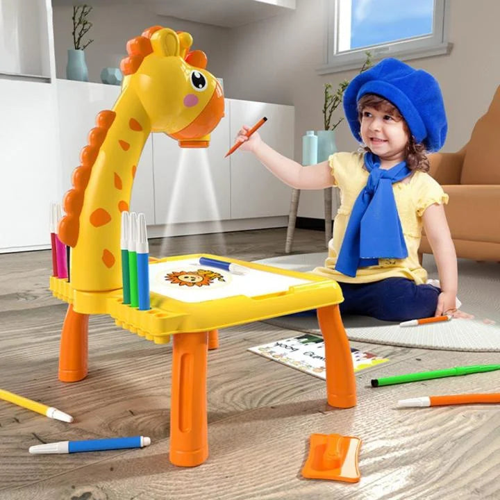 Giraffe LED Projector Drawing Board – Fun &amp; Learning Combined! - Chaudhary Brand Store 