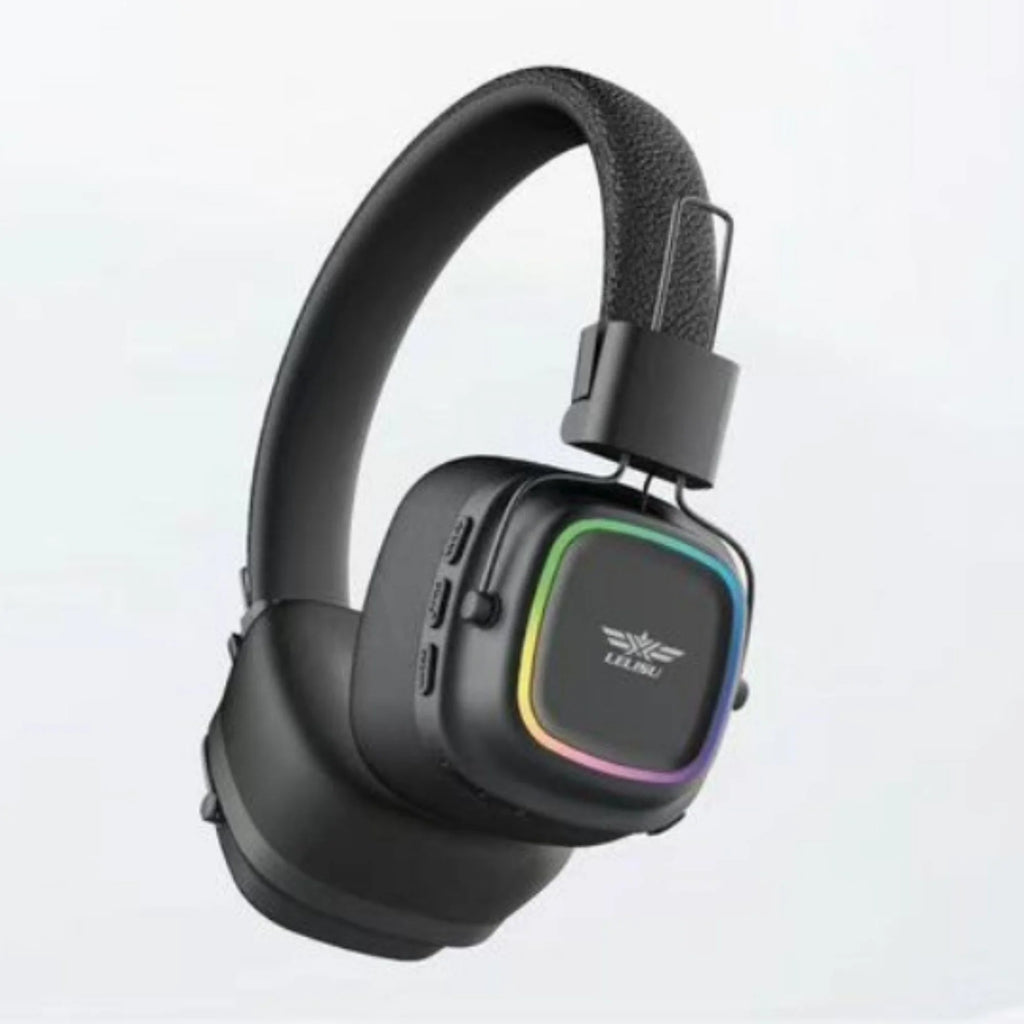 Lelisu LS-258 Wireless Stereo Headphones | Bluetooth 5.4, Type-C Charging, LED Lights
