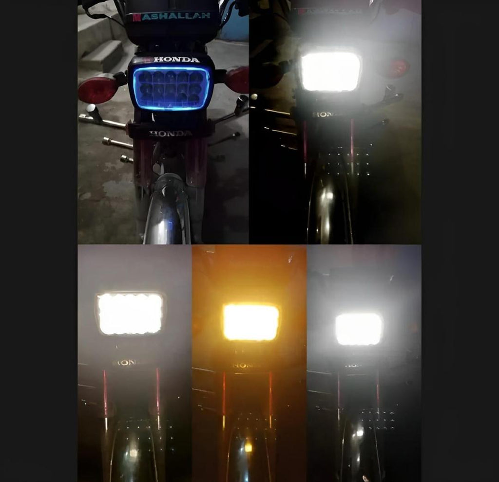 HJG Bike & Car Headlight – Powerful Fog Light for CD 70 & CG 125 Chaudhary Brand Store