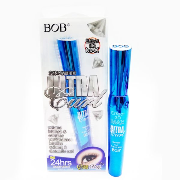 Waterproof Bob 3d Effect Ultra Curl Eye Mascara | Waterproof, Long-lasting, Eyelash Lengthening & Thick Curling | Best Quality Mascara ( 1 Pcs Black ) - CHAUDHARY BRAND STORE