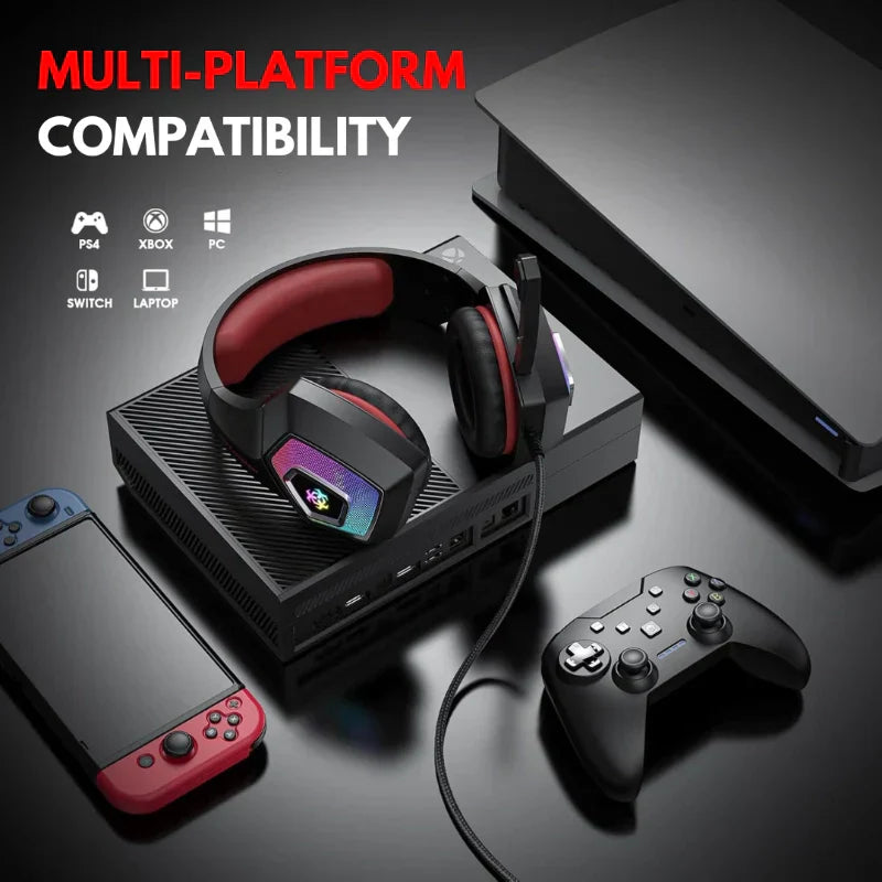 Hunter Spider V1 RGB Gaming Headset – 7.1 Virtual Surround Sound - Chaudhary Brand Store 