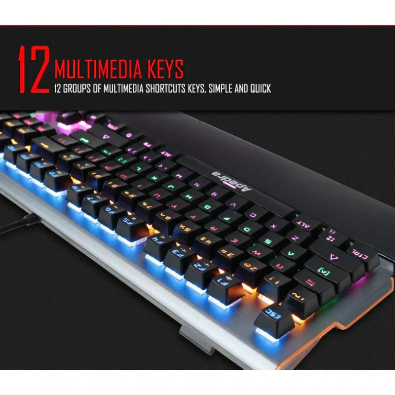 IMice MK-X90 Mechanical Blue Axis Wired Gaming Keyboard - Chaudhary Brand Store 