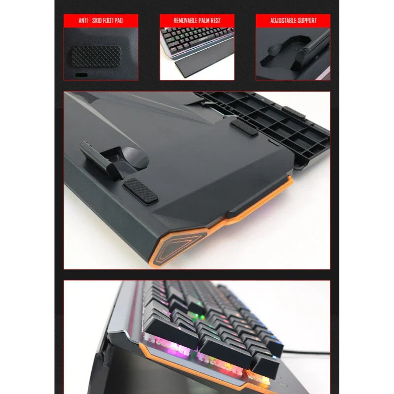 IMice MK-X90 Mechanical Blue Axis Wired Gaming Keyboard - Chaudhary Brand Store 