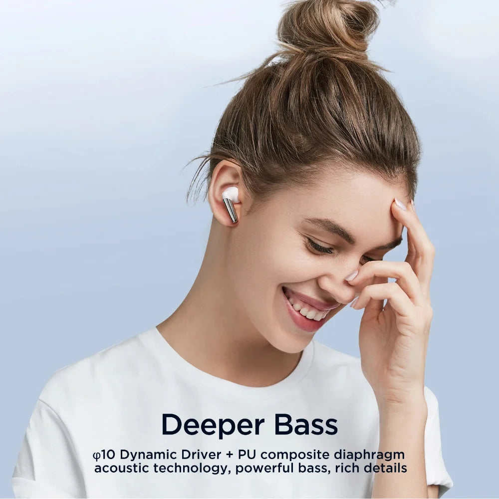 JOYROOM JR-BB1 TWS Wireless Earbuds | Bluetooth 5.3, Active Noise Cancelling, 4-Mic ENC, Hands-Free Audio