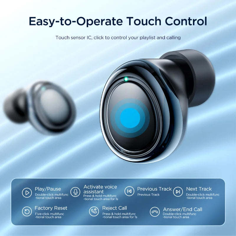 Joyroom JDots JR-DB1 Mini TWS Wireless Earbuds | Bluetooth 5.3, Deep Bass, 28H Playtime