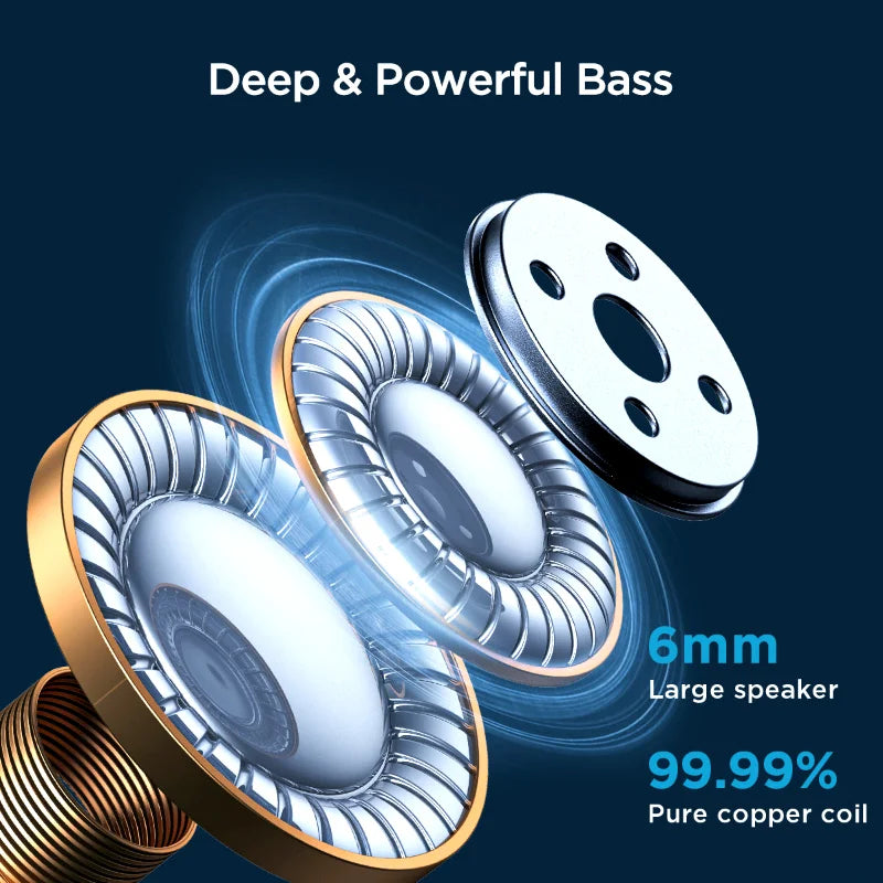 Joyroom JDots JR-DB1 Mini TWS Wireless Earbuds | Bluetooth 5.3, Deep Bass, 28H Playtime