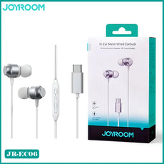 JOYROOM JR-EC06 Type-C Metal Wired In-Ear Earbuds | Ergonomic Design, Hi-Fi Sound
