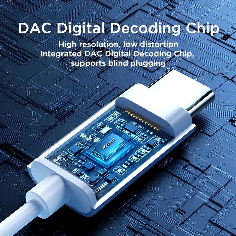 JOYROOM JR-EC06 Type-C Metal Wired In-Ear Earbuds | Ergonomic Design, Hi-Fi Sound