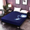 King Size Waterproof Mattress Cover – Cotton Fitted Sheet Protector Bedsheet