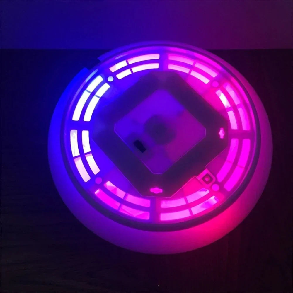 LED Light Flashing Suspension Ball Air Power Football Toy Home Game Disc Gliding Soccer - Chaudhary Brand Store 