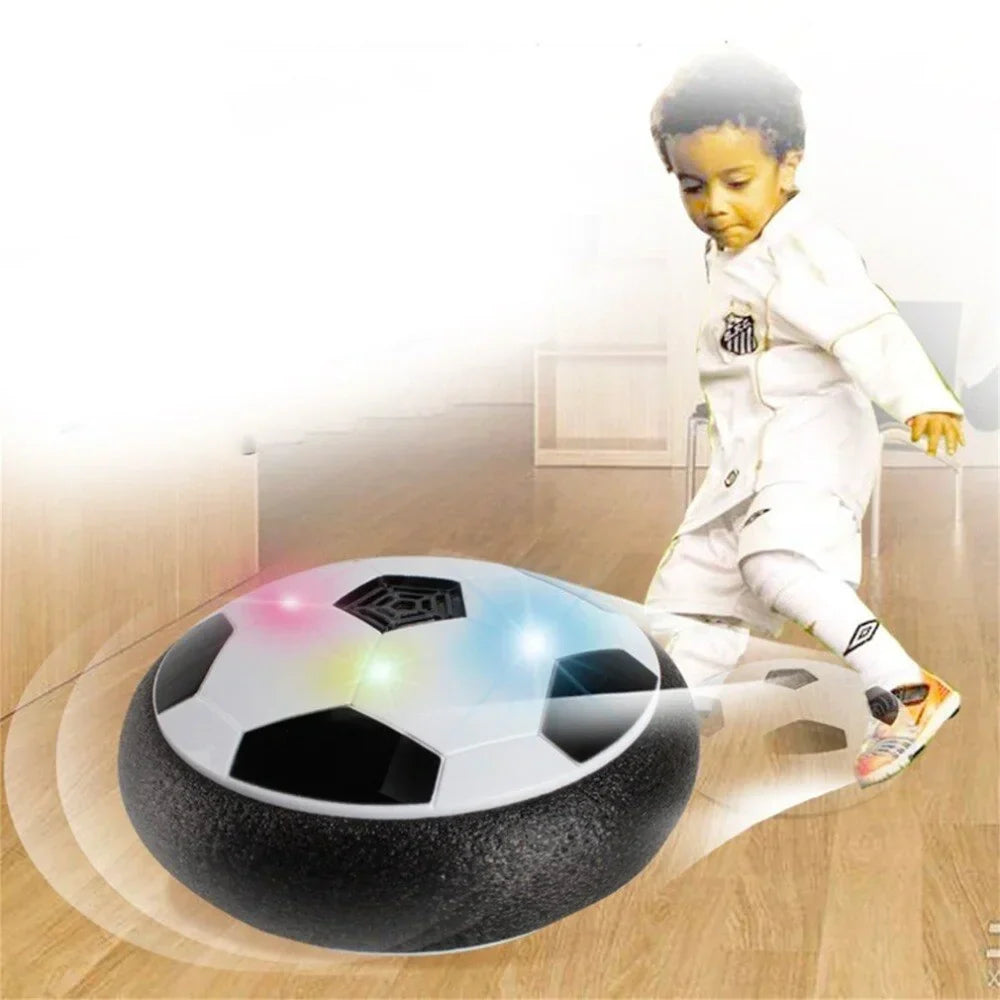 LED Light Flashing Suspension Ball Air Power Football Toy Home Game Disc Gliding Soccer - Chaudhary Brand Store 