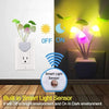 LED Sensor Mushroom Night Light Pack of 2 – Energy Saving Smart Night Lamp