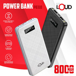 Loud PB310 Power Bank 8000mAh – Fast, Sleek & Smart Charging On-the-Go - Chaudhary Brand Store 