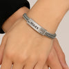 Luxury Stainless Steel Designer Bracelet – Woven Chain with Crown Emblem Chaudhary Brand Store