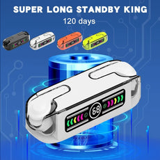 M12 Max TWS Bluetooth 5.3 Wireless Earbuds | LED Display, Super Large Battery Capacity