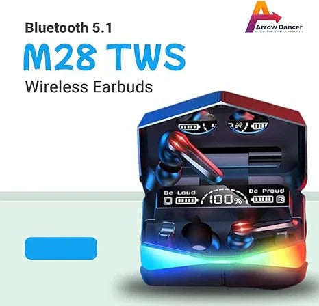 M28 TWS Wireless Earbuds – Bluetooth 5.1 - Chaudhary Brand Store 