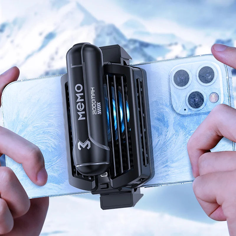 MEMO DL10 Phone Radiator Phone Cooling Fan Cold Wind Handle Fan - Chaudhary Brand Store 