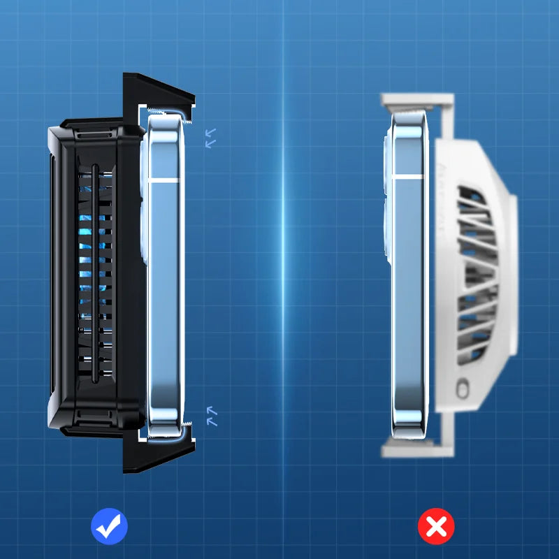 MEMO DL10 Phone Radiator Phone Cooling Fan Cold Wind Handle Fan - Chaudhary Brand Store 