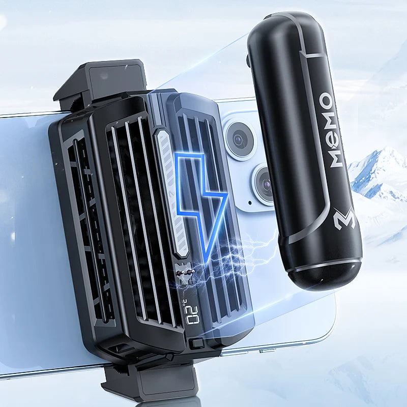 MEMO DL10 Phone Radiator Phone Cooling Fan Cold Wind Handle Fan - Chaudhary Brand Store 