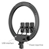 MJ18 45CM RGB LED Ring Light – 3 Phone Holders with Remote Control Chaudhary Brand Store
