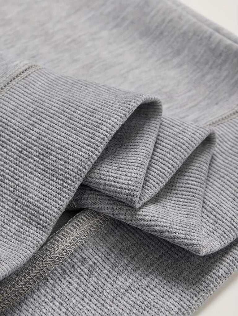 2 Pcs Men’s Fleece Graphic Track Suit – Stylish Sweatshirt & Jogger Set for Casual Wear - Chaudhary Brand Store 