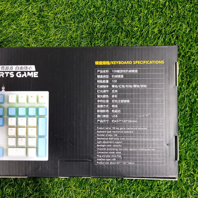 L108 Wired Mechanical Gaming Keyboard | RGB Backlit | Black