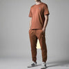 Men's Micro Interlock Track Suit 2 Pcs with Round Neck T-Shirt and Trouser - Chaudhary Brand Store 