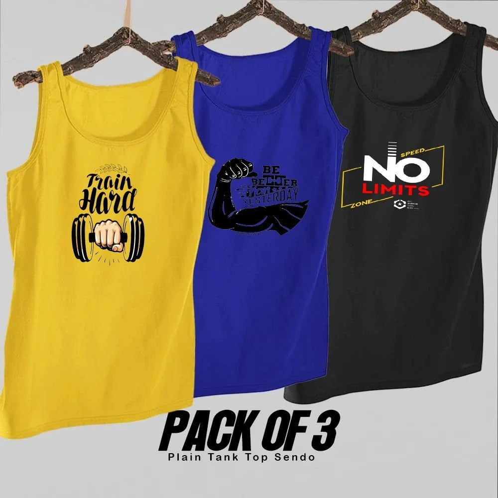 Men's Sando Tank Tops – Pack of 3 - Chaudhary Brand Store 