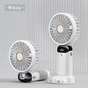 Digital Display 5-in-1 Portable Mini Fan USB-C Rechargeable Handheld Fan