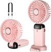 Digital Display 5-in-1 Portable Mini Fan USB-C Rechargeable Handheld Fan