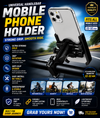 Bike Mobile Holder Stand | 360° Rotation | Anti-Slip Grip | Universal Motorcycle Mount