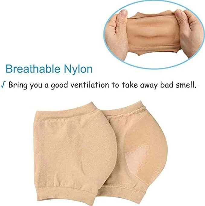 Moisturizing Silicone Gel Heel Socks – Metatarsal Sleeve Cushions for Runners, Bone Spur & Foot Pain Relief (1 Pair) - Chaudhary Brand Store 