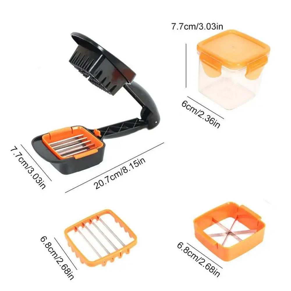 Multifunction High Speedy Vegetable Fruit Twist Shredder Manual Grinder Hand Chopper - Chaudhary Brand Store 