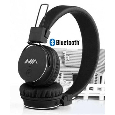 NIA Q1 Bluetooth 4.2 Overhead Stereo Headphones | FM Radio & MicroSD Support