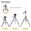 NeePho NP-3180 Tripod Stand – Lightweight, 360° Fluid Head Tripod for Cameras & Phones - Chaudhary Brand Store 