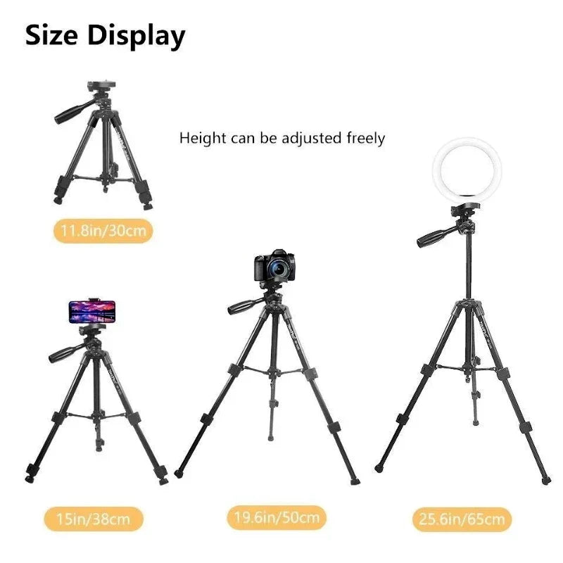 NeePho NP-3180 Tripod Stand – Lightweight, 360° Fluid Head Tripod for Cameras & Phones - Chaudhary Brand Store 