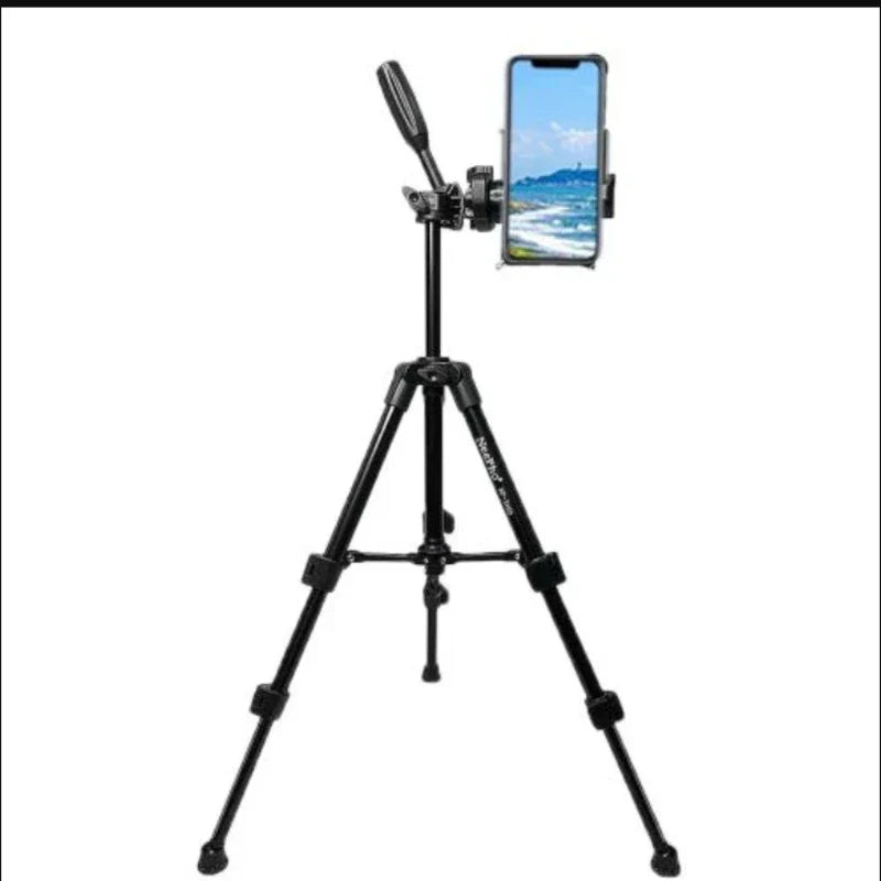 NeePho NP-3180 Tripod Stand – Lightweight, 360° Fluid Head Tripod for Cameras & Phones - Chaudhary Brand Store 