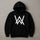 WA Printed Black Hoodie – New Summer Collection for Men & Boys | Fashionable, Comfortable & Casual Wear (L)