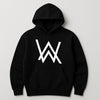 WA Printed Black Hoodie – New Summer Collection for Men & Boys | Fashionable, Comfortable & Casual Wear (L)