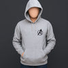 Avenger Printed Grey Hoodie – New Summer Collection for Men & Boys | Stylish, Comfortable & Superhero Casual Wear (XL)