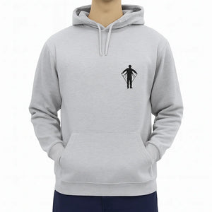 New Summer Collection Full Grey Hoodie – “FLY MAN” Printed Hoodie for Men & Boys (Extra Large)