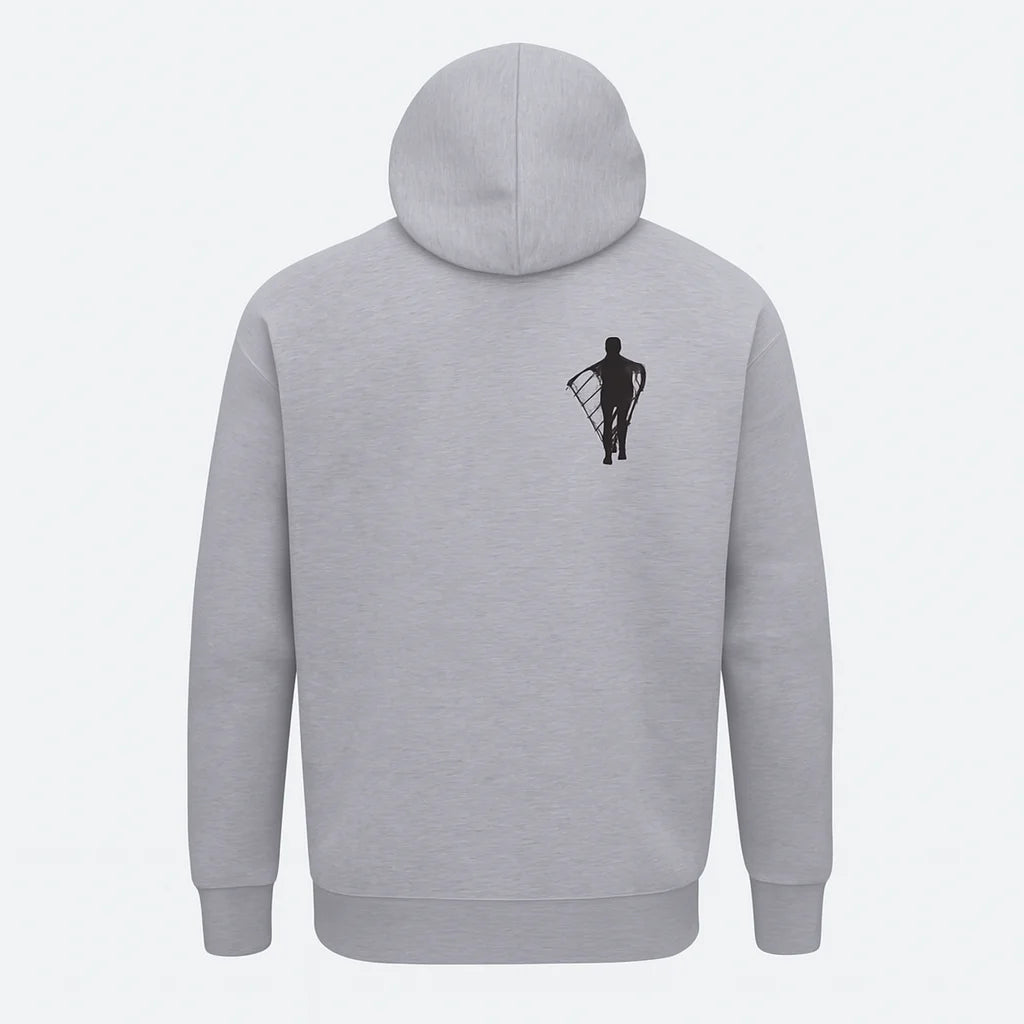 New Summer Collection Full Grey Hoodie – “FLY MAN” Printed Hoodie for Men & Boys (Extra Large)