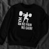 GYM Printed Black Hoodie – New Summer Collection for Men & Boys | Stylish, Comfortable & Casual Fitness Wear (L)