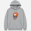 Ghost Printed Grey Hoodie – New Summer Collection for Men & Boys | Trendy, Comfortable & Cool Casual Wear (XL)