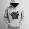 Weight Don’t Lift Printed Grey Hoodie – New Summer Collection for Men & Boys | Gym-Inspired Casual Wear (XL)