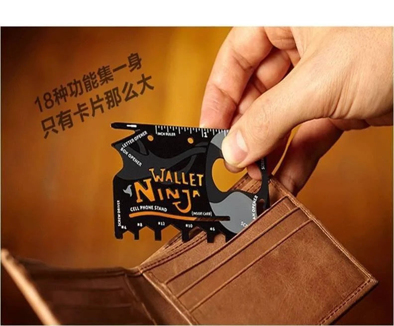 Ninja 18 In 1 Multi-Purpose Tool Pocket Hand Tools Camping Tool
