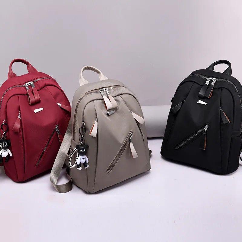 Nylon Backpack for Girls – Stylish & Lightweight School Travel Bag