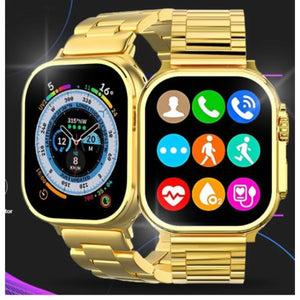 C9 Ultra Max Gold Edition Smartwatch | 2.1″ HD Display & Bluetooth Calling