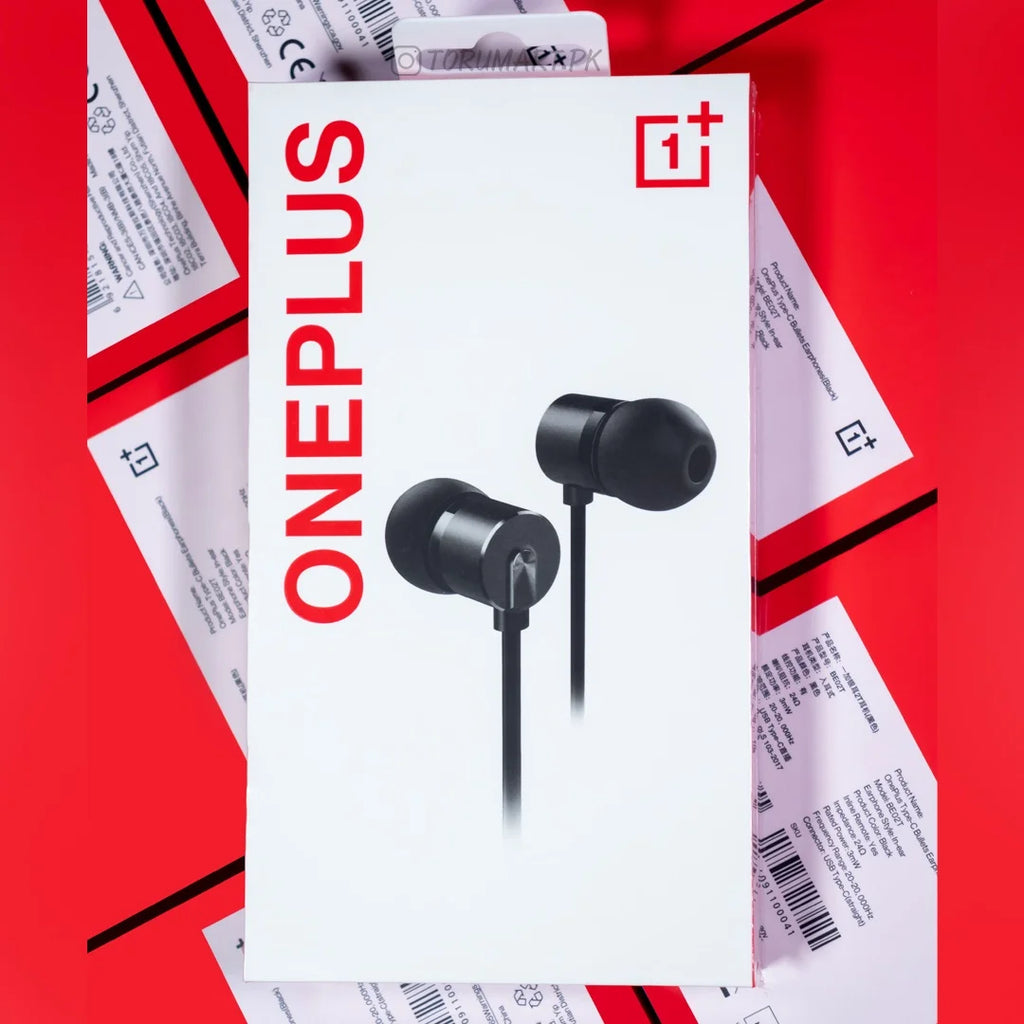 OnePlus Type-C Bullets Wired Earphones | Superior Sound Quality, HD Built-in Mic