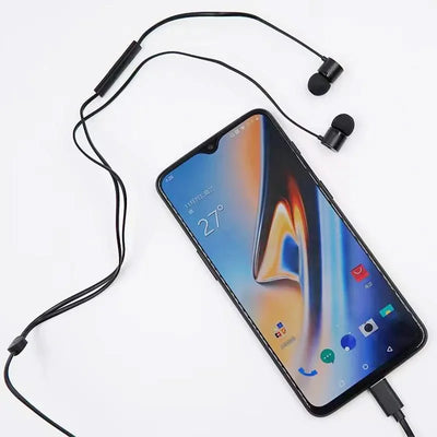 OnePlus Type-C Bullets Wired Earphones | Superior Sound Quality, HD Built-in Mic